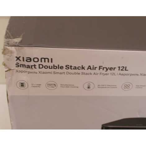 SALE OUT. Xiaomi Dual Zone Air Fryer 12L EU | Xiaomi Smart Double Stack Air Fryer 12L | Power 2800 W | Capacity 12 L | Black | U
