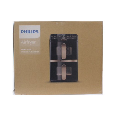 SALE OUT. Philips NA462/80 Airfryer 4000 Series Dual Basket, 10 L | Philips Airfryer, Dual Basket | NA462/80 4000 Series | Capac
