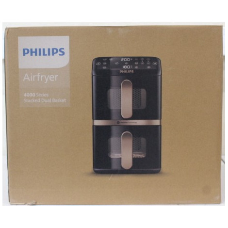 SALE OUT. Philips NA462/80 Airfryer 4000 Series Dual Basket, 10 L | Philips Airfryer, Dual Basket | NA462/80 4000 Series | Capac