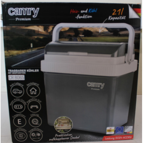 SALE OUT. Camry CR 8065 Portable Cooler, 21 L, | Camry Portable Cooler | CR 8065 | 21 L | 12 V | F | COOL-WARM switch | DEMO