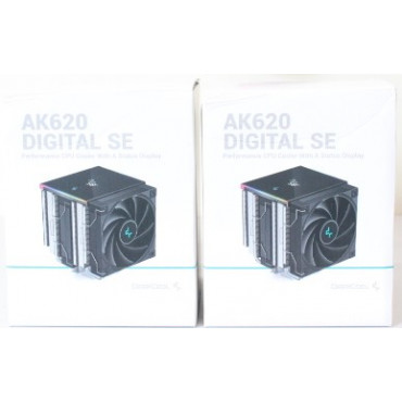 SALE OUT. Deepcool AK620 DIGITAL SE CPU Air Cooler | Deepcool CPU Air Cooler | AK620 Digital SE | Black | DAMAGED PACKAGING