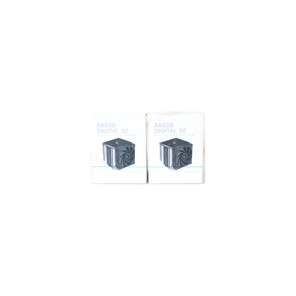 SALE OUT. Deepcool AK620 DIGITAL SE CPU Air Cooler | Deepcool CPU Air Cooler | AK620 Digital SE | Black | DAMAGED PACKAGING