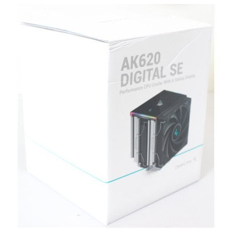 SALE OUT. Deepcool AK620 DIGITAL SE CPU Air Cooler | Deepcool CPU Air Cooler | AK620 Digital SE | Black | DAMAGED PACKAGING