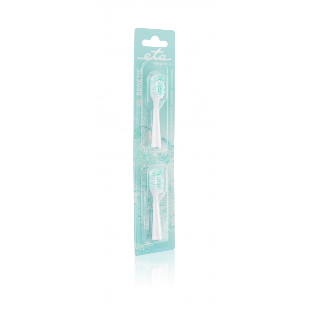 ETA | Toothbrush replacement for ETA0709 | Heads | For adults | Number of brush heads included 2 | Number of teeth brushing mode