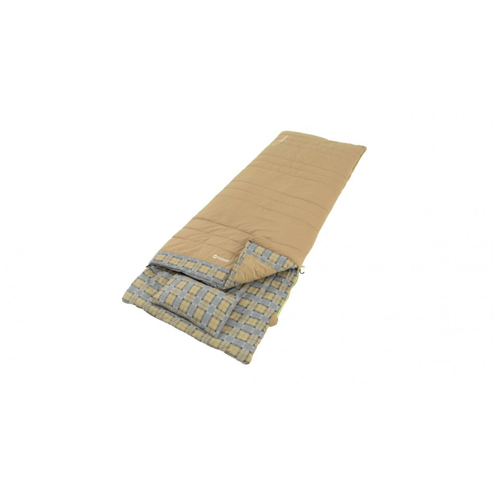 Outwell | with loose Pillow | Sleeping bag | Commodore | 225 x 85 cm | 9/5/-8 C | 2 way open - auto lock, L-shape