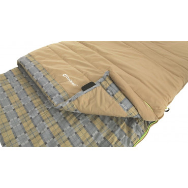 Outwell | with loose Pillow | Sleeping bag | Commodore | 225 x 85 cm | 9/5/-8 C | 2 way open - auto lock, L-shape