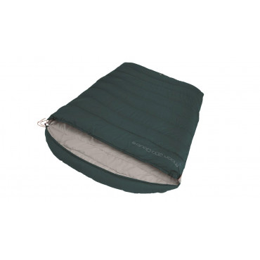 Easy Camp | Moon 200 Double | Sleeping Bag | 220 x 150 cm | 2 way open - auto lock, L-shape | Teal