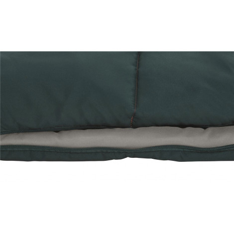 Easy Camp | Moon 200 Double | Sleeping Bag | 220 x 150 cm | 2 way open - auto lock, L-shape | Teal