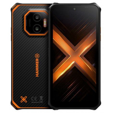 Hammer | Energy X2 | Black/Orange | 6.1 " | IPS | 1560 x 720 pixels | Mediatek | G81 | Internal RAM 6 GB | 128 GB | Dual SIM | 4