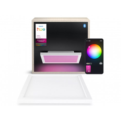 Philips Hue Surimu Panel Square Small | 2000-6500 K, Hue White and Color Ambiance