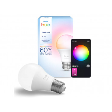 Philips Hue E WCA 806 A60 1P EU | E27 | 8 W | 16 million colours, White and colour light | Bluetooth, Zigbee