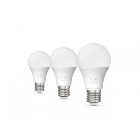 Philips Hue E WCA 806 A60 3P EU | E27 | 8 W | 16 million colours, White and colour light | Bluetooth and Zigbee