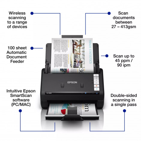 Epson Document scanner | WorkForce ES-550W | Colour