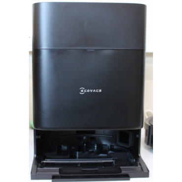 SALE OUT. Ecovacs DEEBOT T80S OMNI BLACK Vacuum cleaner, Robot, Wet&Dry, 24800Pa, TruEdge 3.0, AIVI 3D 3.0, 6400 mAh, Black + Au
