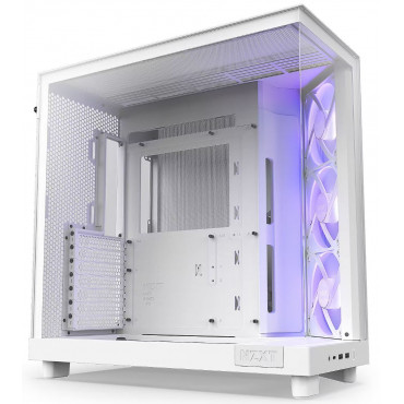 NZXT PC case H6 Flow RGB white