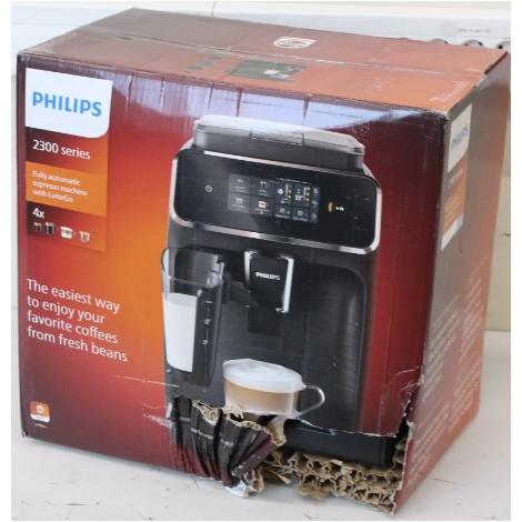 SALE OUT. Philips Espresso Coffee Maker | EP2334/10 | Pump pressure 15 bar | Built-in milk frother | Fully Automatic | 1500 W | 