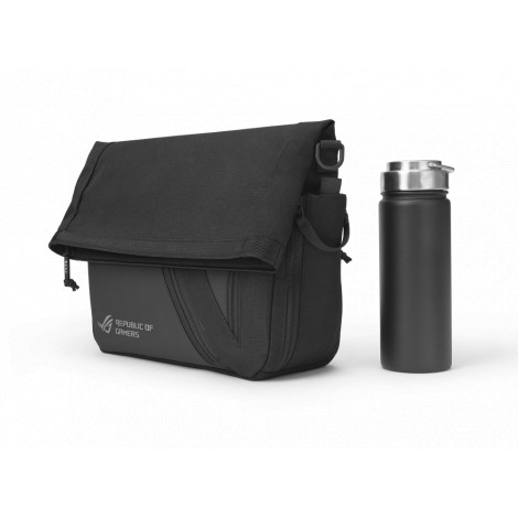 Asus | ROG Archer Messenger BC2000 | Fits up to size 14 " | Bag | Shoulder strap | Waterproof | Black/Gray