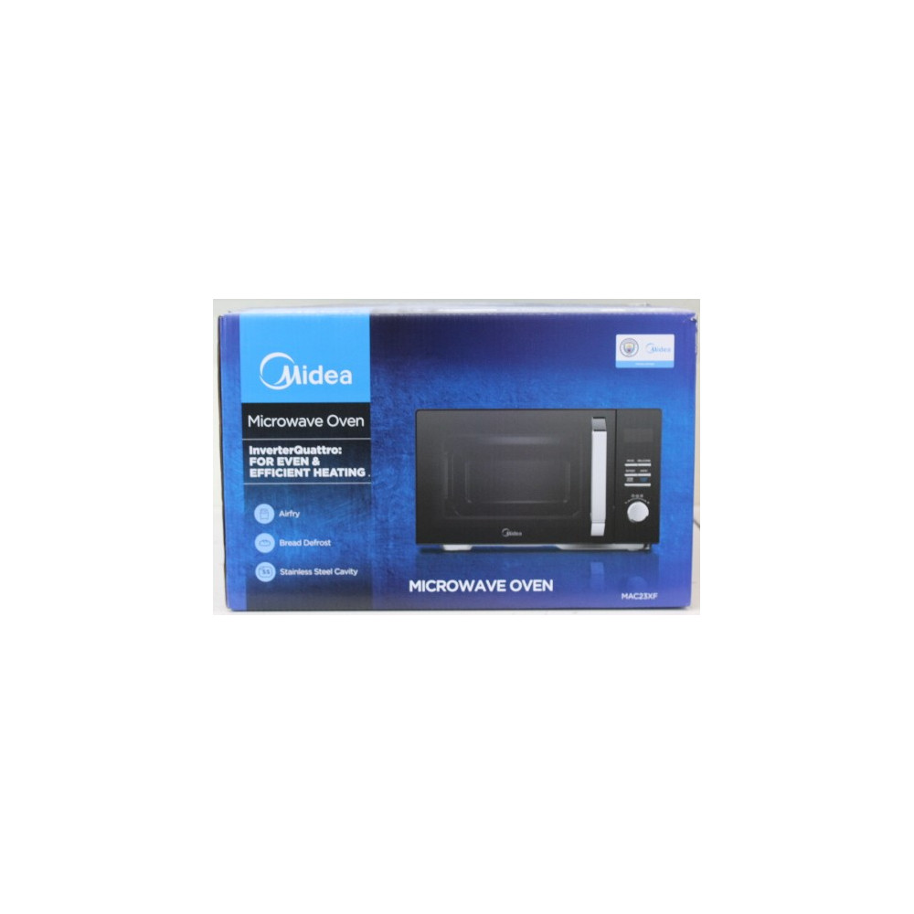 SALE OUT. Midea MAC23XF Microwave oven with Grill, Convection and Airfry, 23 L, Digital control, Black | Midea Microwave Oven | 