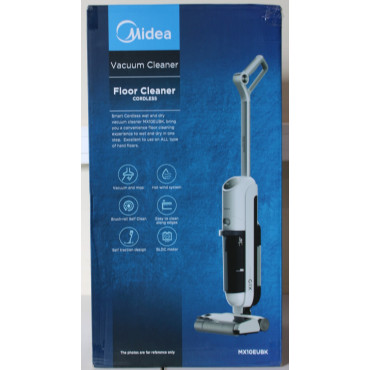 SALE OUT. | Midea Cordless Vacuum Cleaner | X10 Wet and Dry | 220 W | 22.2 V | Operating time (max) 35 min | Black | Warranty 24