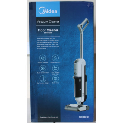 SALE OUT. | Midea Cordless Vacuum Cleaner | X10 Wet and Dry | 220 W | 22.2 V | Operating time (max) 35 min | Black | Warranty 24