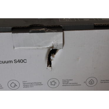 SALE OUT. Xiaomi Robot Vacuum S40C EU | Xiaomi Robot Vacuum S40C EU | Wet&Dry | 2600 mAh | Dust capacity 0.52 L | 5000 Pa | Whit