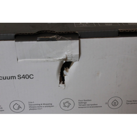 SALE OUT. Xiaomi Robot Vacuum S40C EU | Xiaomi Robot Vacuum S40C EU | Wet&Dry | 2600 mAh | Dust capacity 0.52 L | 5000 Pa | Whit