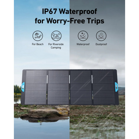400 | Anker Solix | SOLIX PS400 | Bifacial Portable Solar Panel