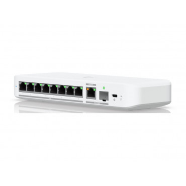 Ubiquiti Flex 2.5G | Flexible, 8-port 2.5 GbE switch | Desktop | Managed | 10 Gbps (RJ-45) ports quantity 1 | SFP+ ports quantit