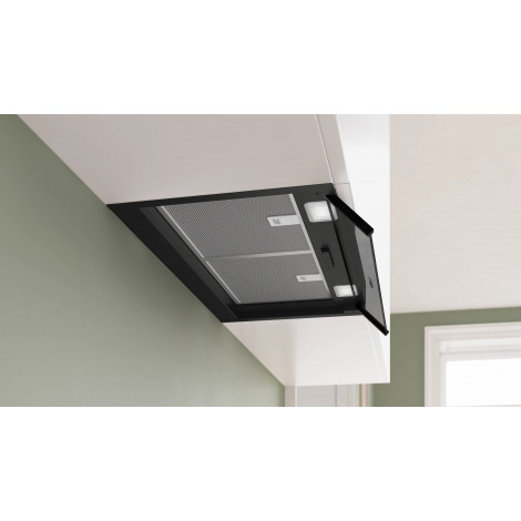 Bosch DBB65CC60 Built-in Extractor Hood, B, Width 60 cm, Max extraction power 582 m3/h, Matte Black | Bosch
