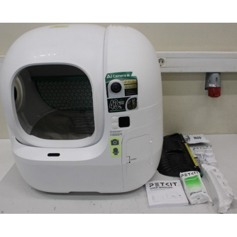 SALE OUT. PETKIT Automatic Cat Litter Box | Purobot Max Pro 2 | White | USED, DIRTY, MISSING INNER PACKAGING | 24 month(s)