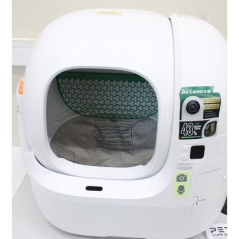 SALE OUT. PETKIT Automatic Cat Litter Box | Purobot Max Pro 2 | White | USED, DIRTY, MISSING INNER PACKAGING | 24 month(s)