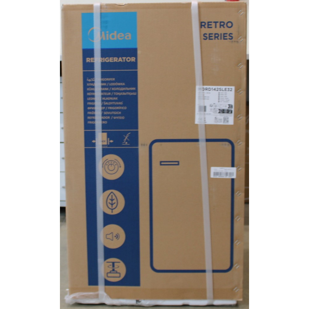 SALE OUT. Midea Refrigerator | MDRD142SLE32 | Energy efficiency class E | Free standing | Larder | Height 83.5 cm | Fridge net c