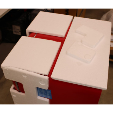 SALE OUT. Midea Refrigerator | MDRD142SLE32 | Energy efficiency class E | Free standing | Larder | Height 83.5 cm | Fridge net c