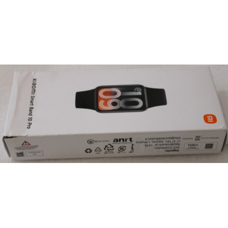 SALE OUT. Xiaomi Smart Band 10 Pro | AMOLED | Heart rate monitor | Waterproof | Bluetooth | UNPACKED, DAMAGED PACKAGING, SCRATCH