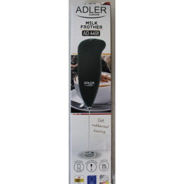 SALE OUT. Adler Milk Frother | AD 4491 | Milk frother | Black | DAMAGED PACKAGING