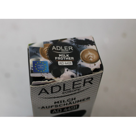 SALE OUT. Adler Milk Frother | AD 4491 | Milk frother | Black | DAMAGED PACKAGING