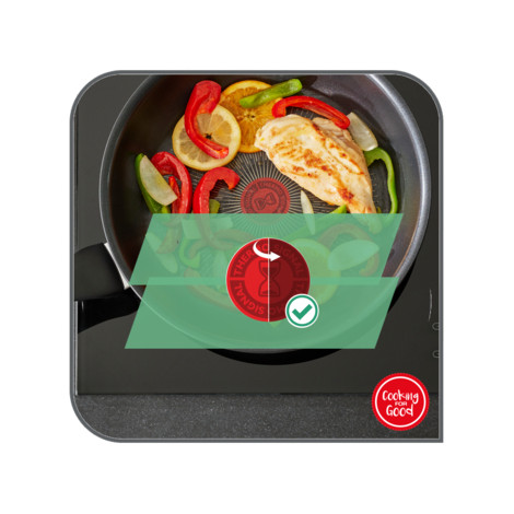 TEFAL | Pan | B5690653 Easy Plus | Frying | Diameter 28 cm | Not suitable for induction hob | Fixed handle