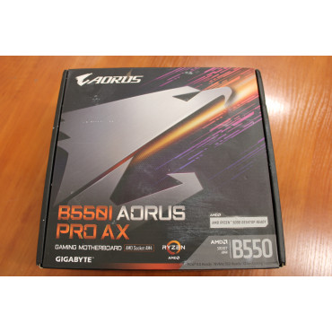 SALE OUT. Gigabyte | B550I AORUS PRO AX 1.0 | Processor family AMD | Processor socket AM4 | DDR4 DIMM | Memory slots 2 | Chipset