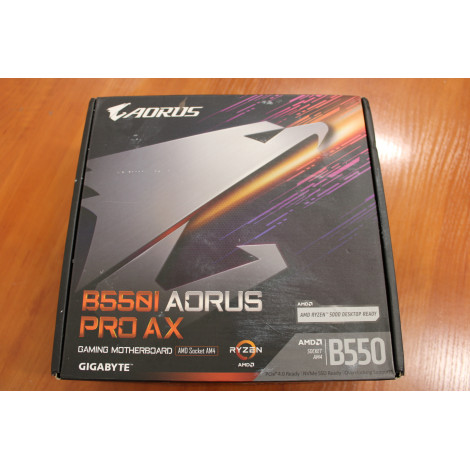 SALE OUT. Gigabyte | B550I AORUS PRO AX 1.0 | Processor family AMD | Processor socket AM4 | DDR4 DIMM | Memory slots 2 | Chipset