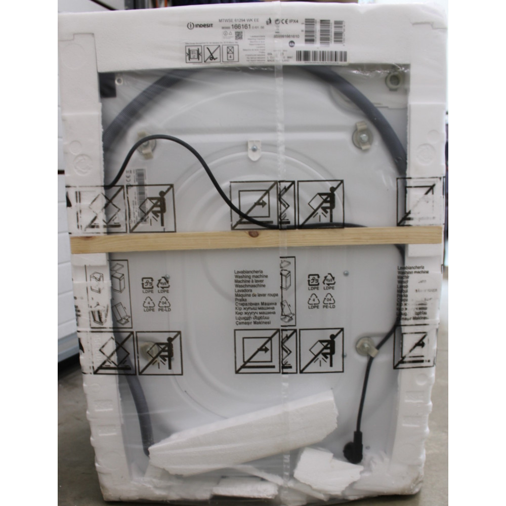 SALE OUT. | INDESIT | Washing machine | MTWSE 61294 WK EE | Energy efficiency class C | Front loading | Washing capacity 6 kg | 