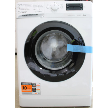 SALE OUT. | INDESIT | Washing machine | MTWSE 61294 WK EE | Energy efficiency class C | Front loading | Washing capacity 6 kg | 
