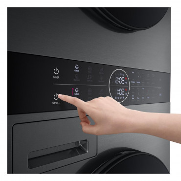 LG | Washing machine with dryer | WT1210BBF | Energy efficiency class A/C | Front loading | Washing capacity 12 kg | 1400 RPM | 
