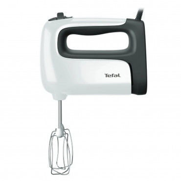 TEFAL | Hand mixer | HT460138 Prep'Mix | 500 W | Hand Mixer | Number of speeds 5 | Turbo mode | White/Grey