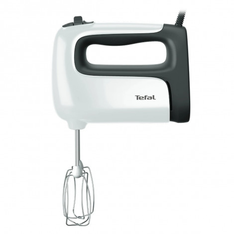 TEFAL | Hand mixer | HT460138 Prep'Mix | 500 W | Hand Mixer | Number of speeds 5 | Turbo mode | White/Grey