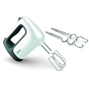 TEFAL | Hand mixer | HT460138 Prep'Mix | 500 W | Hand Mixer | Number of speeds 5 | Turbo mode | White/Grey
