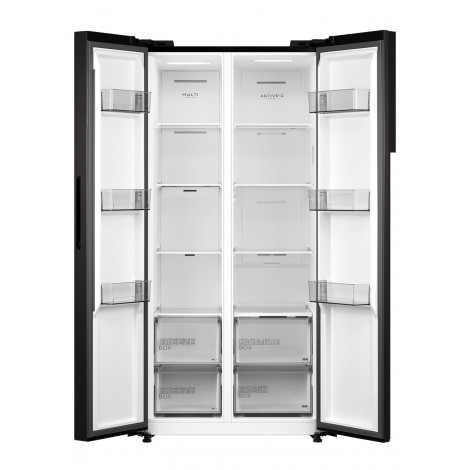 Midea Refrigerator | MDRS619FIE45 | Energy efficiency class Class E | Free standing | Height 177.5 cm | Side by Side | No Frost 