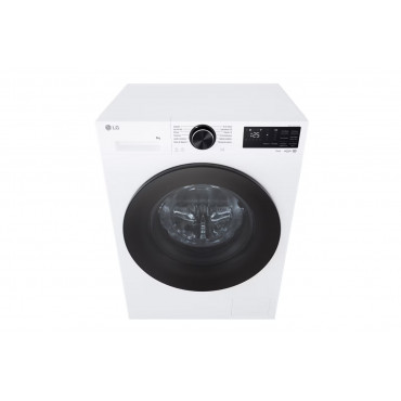 LG F2X50S8TLB Washing Machine, Front Load, Capacity 8 kg, Spin speed 1200 rpm, White | LG