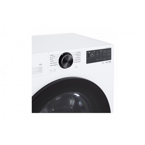 LG F2X50S8TLB Washing Machine, Front Load, Capacity 8 kg, Spin speed 1200 rpm, White | LG