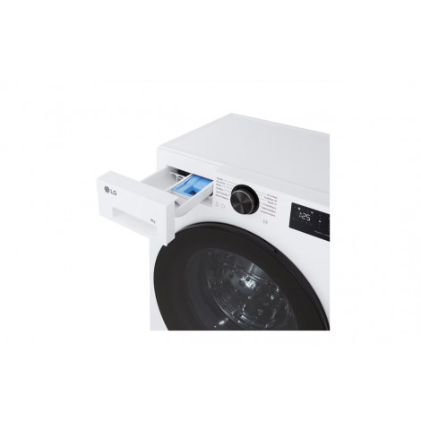 LG F2X50S8TLB Washing Machine, Front Load, Capacity 8 kg, Spin speed 1200 rpm, White | LG