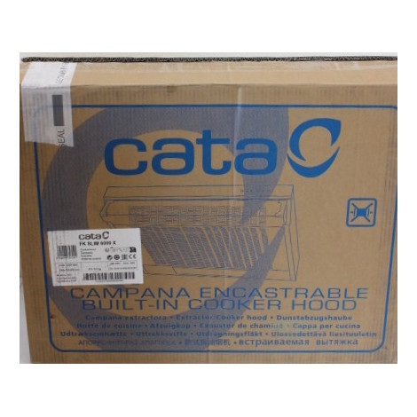 SALE OUT. CATA CAMPANA Hood FK SLIM 6000 X, B, Width 60 cm, Max 162 m /h, LED, Stainless steel | SALE OUT. CATA Hood | FK SLIM 6